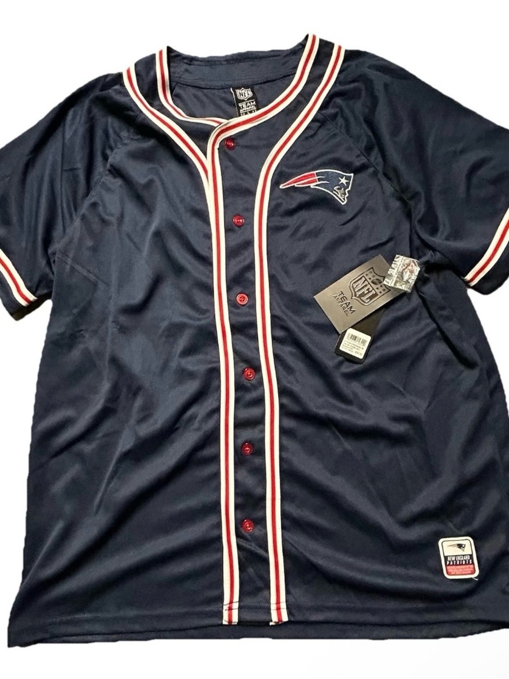 NWT Men’s NFL New England Patriots Football Jersey Size Large